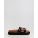 MONOBAND ROPE SANDAL FRINGES BIG LETTER LOGO