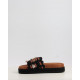 MONOBAND ROPE SANDAL FRINGES BIG LETTER LOGO