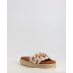 MONOBAND ROPE SANDAL FRINGES BIG LETTER LOGO