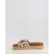 MONOBAND ROPE SANDAL FRINGES BIG LETTER LOGO