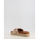 MONOBAND ROPE SANDAL FRINGES BIG LETTER LOGO