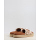 MONOBAND ROPE SANDAL FRINGES BIG LETTER LOGO
