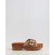 LOW HEEL WOOD CLOG WITH BUCKLE