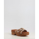 LOW HEEL WOOD CLOG WITH BUCKLE