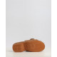 LOW HEEL WOOD CLOG WITH BUCKLE