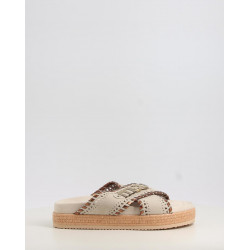 CRISS CROSS SANDAL METSTITCH
