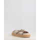 CRISS CROSS SANDAL METSTITCH